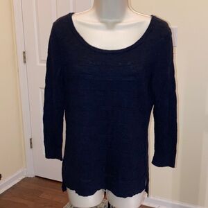 Banana Republic Navy Scoop Neck Sweater